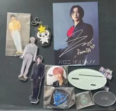 ATEEZ アチズ 直筆 サイン　ソンファ　アクスタ付き