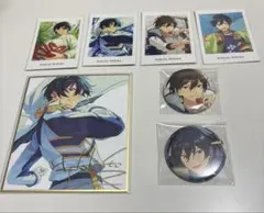 あんスタ Trickster 氷鷹北斗 カード 缶バッジ 色紙 グッズ セット