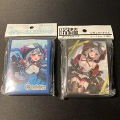 キャラクタースリーブ2点　ホロライブ 沙花叉クロヱ ホロカリスリーブ　路地裏同盟