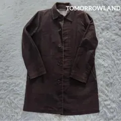 ブラウン ステンカラーコート