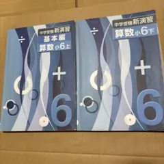 中学受験新演習 算数 小6 上下セットのサムネイル