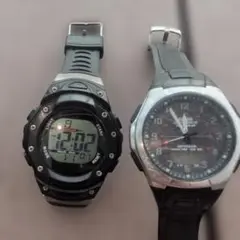 CREPHA FDM7863 CASIOデジタル腕時計 [2点] ジャンク品