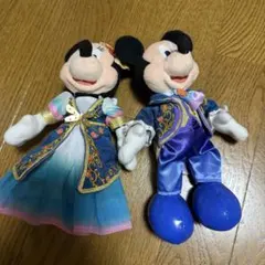 ファンタジースプリングス ぬいぐるみバッジ ミッキー ミニー