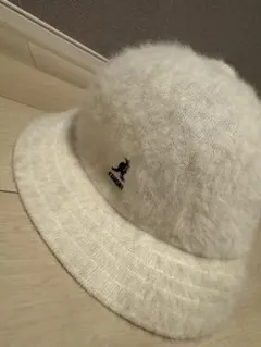 【極美品】この冬大活躍！KANGOL バケットハット L ホワイト