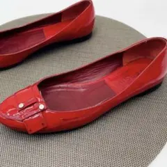 Salvatore Ferragamo フラットシューズ レッドのサムネイル