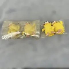 ポインコ兄弟 ぬいぐるみストラップ　4個