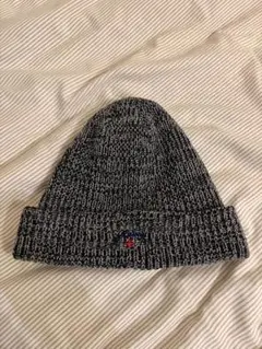 NOAH ニット帽 ブラック・グレー チェック NOAH（ファッション） Noah ニットキャップ・ビーニー メンズ