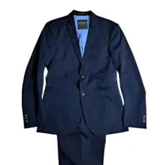 ZARA TRAVELER 出張 スーツ セットアップ グレー　ネイビーセット 2025年最新】ZARA メンズ ビジネススーツの人気アイテム - メルカリ