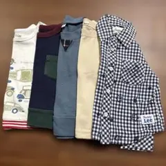 80cm 長袖Tシャツ5点セット