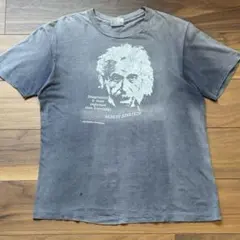 80s Einstein Tシャツ　hanes 偉人T ブラック