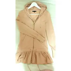 【春物・美品】prideglide(プライドグライド)♡フェミニンロングパーカー