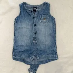GAP デニムロンパース 6-12ヶ月
