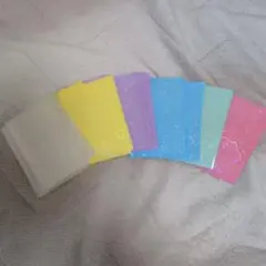 ハート柄トレカスリーブ