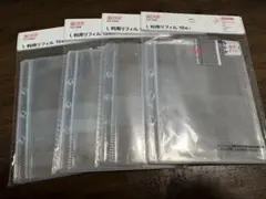 L判用リフィル B7サイズ 3つ穴タイプ 推しサポ 4点セット セリア
