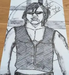 KBTIT 現代アート イラスト サイン付き