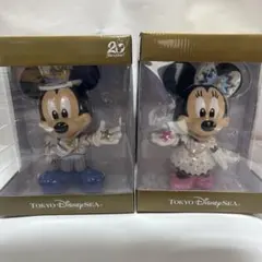 東京ディズニーシー 20周年 ミッキー ミニー フィギュアセット