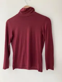 UNIQLO HEATTECH ヒートテック タートルネック ボルドー M