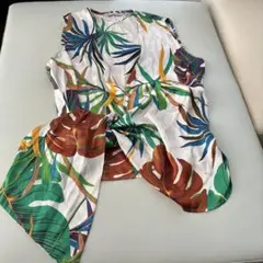 ZARA V開きブラウス