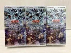 新品未開封 シュリンク付き 遊戯王REVOLUTION BOOSTER 3BOX - メルカリ