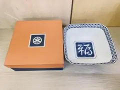 たち吉 青華遊魚 角鉢 MH-24 箱付きのサムネイル