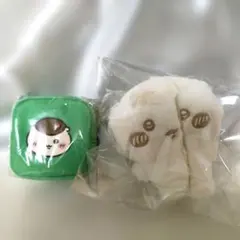 ちいかわ　ぬいぱれっと〜ミルクいろ〜マスコット&カラビナ付き刺繍ミニポーチ