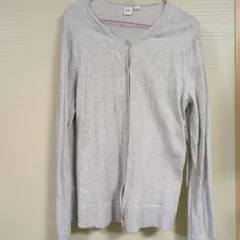 カーディガン、グレー、GAP、サイズXL 綿１００％