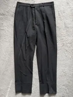 90s 00s アルマーニスラックス 古着 ビンテージ ブラック