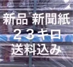 新聞紙　23キロ　ペットトイレ　置配可能 新品 新聞紙 23キロ 送料無料 ペットトイレ 即日発送 - メルカリ
