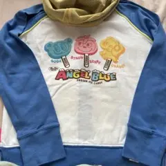 平成レトロ エンジェルブルー ナカムラくん メッシュパーカー イエロー 