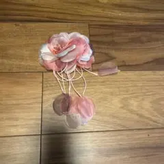 花　ピンク　髪飾り　和装　成人式
