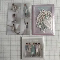 King & Prince フレークシール　メモ帳　ミニクリアファイルキンプリ