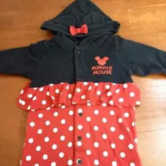 赤ちゃん服　ベビー服50～60　新生児　ミニー　ロンパース　ドレスオール