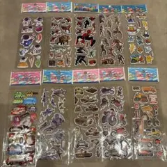 papa様専用 乗り物系 車 バイク プクプク シール ステッカー 10枚