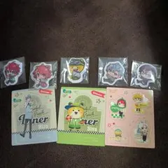 カラフルピーチじゃぱぱ、のあさん、シヴァさん、ひろくん、もふくんマグネットセット