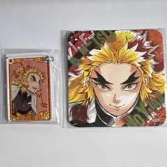 鬼滅の刃　煉獄杏寿郎 ジャンプショップ原作 アートコースターアクリルキーホルダー