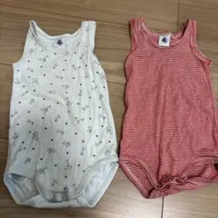 70 プチバトー タンクトップ　ロンパース　まとめ売り　ベビー服　夏服