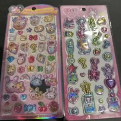 【新品未使用 正規品】ふわふわラビちゃん　うるちゅるポップシール ぷくきら