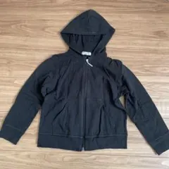 コムサCOMME CA DU MODE FILLE ブラックパーカー 120cm