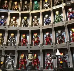 ホットトイズ アイアンマン3 ホールオブアーマー 6体セットMMCOM#020 ホットトイズ アイアンマン3 ホールオブアーマー 6体セットMMCOM#020