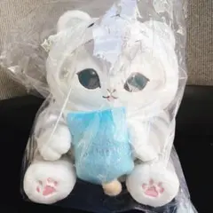 mofusand 一番くじ A賞 シロクマにゃんのアイスぬいぐるみのサムネイル