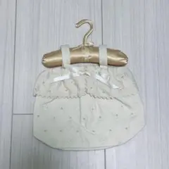 シンプルデザイン小物入れ インテリア ポーチ オーバーオール 白 ホワイト