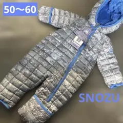 コストコ　ジャンプスーツ　カバーオール雪遊び　50 60 男の子　グレー