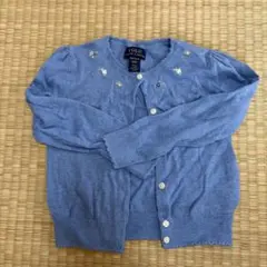 Polo Ralph Lauren カーディガン 4/4T 青