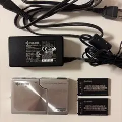 レトロ】京セラ KYOCERA Finecam SL300R 充電ケーブル付 - メルカリ