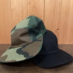 Jet Cap 2-Piece Set 【Camouflage & Black】