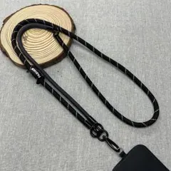 スマホショルダーストラップ ★新品★ 3Way 携帯 ストラップ ブラックA