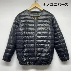 ノーカラーダウンジャケット ダウンジャケット