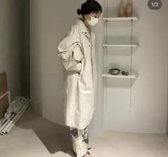 UNIQLO U ライトロングコート　М　ナチュラル