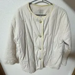 サマンサモスモス　キルティングジャケット　コート　アウター　白　アイボリー　春