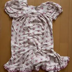 花柄半袖ワンピース mM 140/158